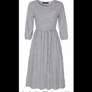 Nwt- womens 3/4 balloon sleeve dress